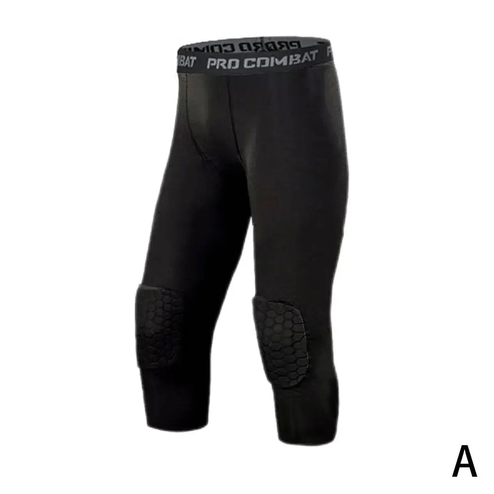 Sporthose 2025: Knee Protection Sports Pants Athletic Basketball - Knee Hex Pads Pants Sports Protective Gear Leggings Collection