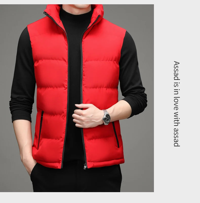 CN Fujian Daunenweste Standkragen Winddicht - Füllung Daunen/Baumwolle, Größe M, Wärmeleistung Hoch