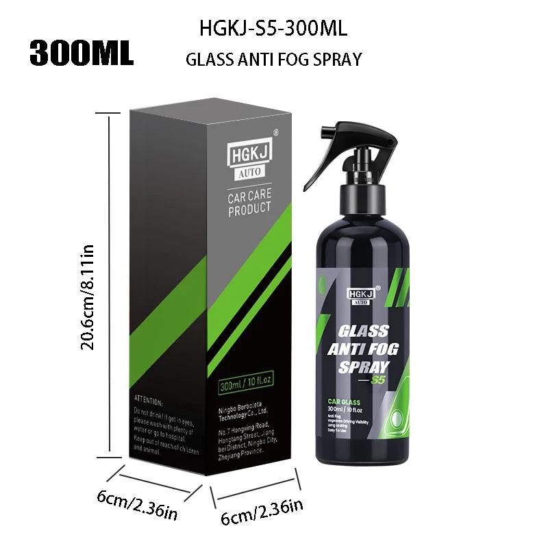 Car Window Anti Fog Spray Liquid Paint Care Polishe Rainproof Anti-Fog Agent Water Car Care Windshield Glass Auto Accessory