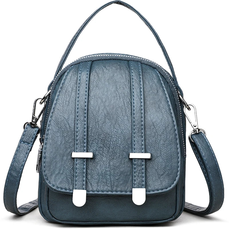 Fashion Multilayer Crossbody Bags For Women 2024 Luxury Designer Brand Leather Shoulder Messenger Bag Ladies Purses and Handbags