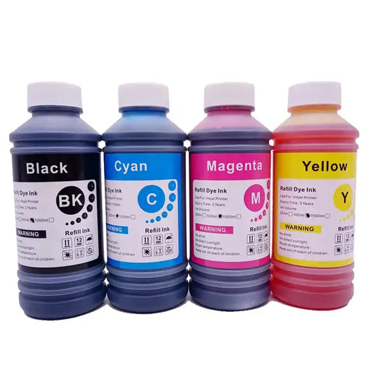 QUNSTEN Universal Dye Tinte - 500ml Für Epson Canon HP