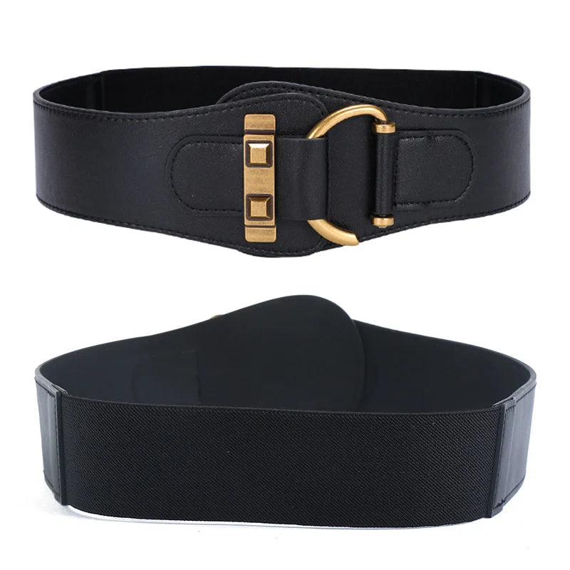 ZhejiangChoice Taillengürtel Elastisch Elegant - PU 8 Cm