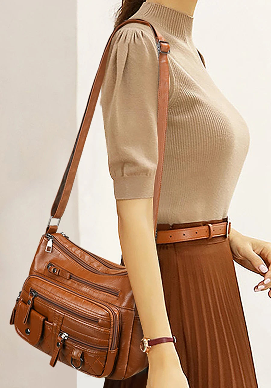 LANYIBAIGE Shoulder Luxuriöse Handtasche - PU 25x10x8 cm