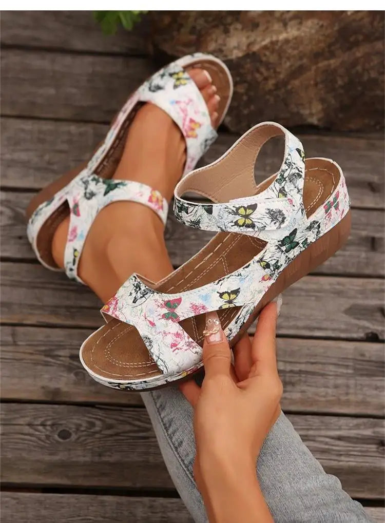 Summer Woman Sandals Shoes Open Toe Women Shoe Soft Shoes For Women Wedge Women's Shoes Breathable Footwear Women Sandal Female