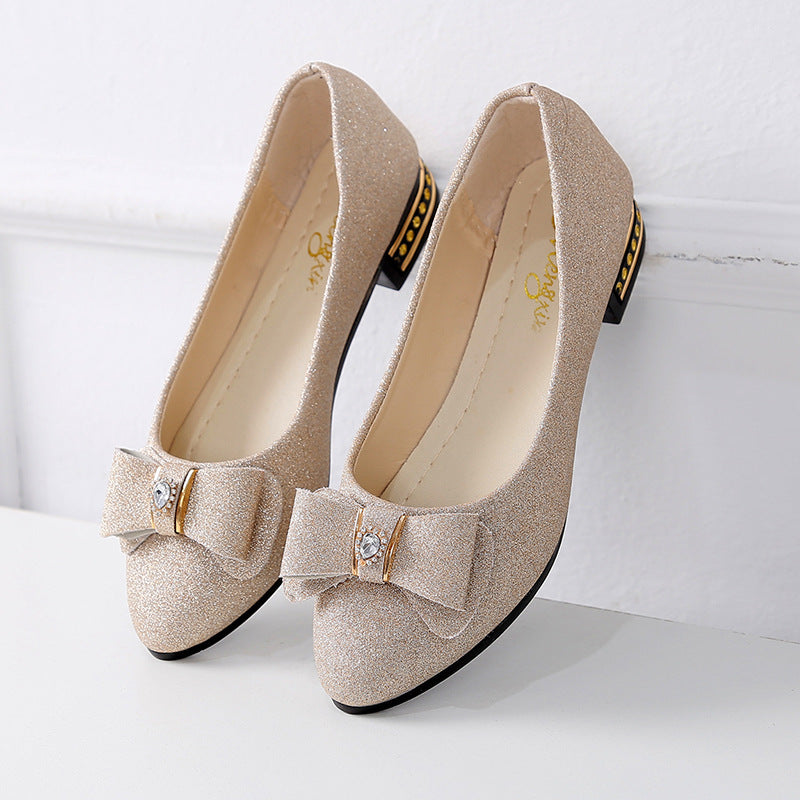 Women Shoes Elegant Shallow Low Heel Shoes Loafers Woman Casual Slip-on Pumps Ladies Comfort Footwear Zapatos De Mujer