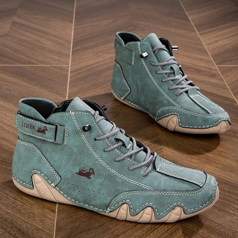 Sneakers for Men Spring New Designer Fashion Loafers Soft Sole Outdoor Sneakers Short Boots Luxury Men's Shoes Tenis Masculino