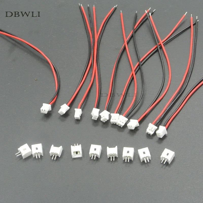 Conector DBWL JST1.25 Mini Micro mamă - 2 pini 1.25mm 80-200mm