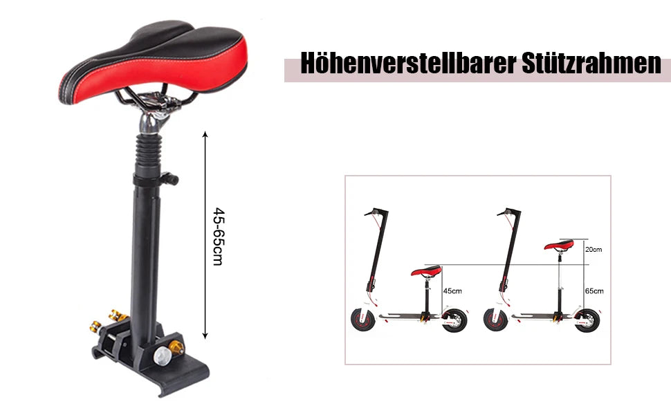 For Xiaomi M365 and Xiaomi M365 Pro Electric Scooter Comfort Seat Saddle Adjustable Scooter Seat