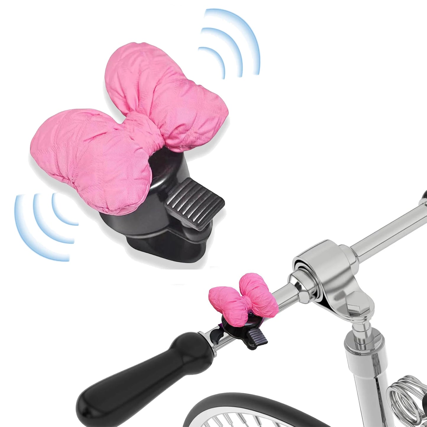 Cute Bowknot Bike Bell For Kids Girls & Boys, Children's MTB Bell Bicycle Horn Handlebar Safety Bell Bike Scooter Accessories