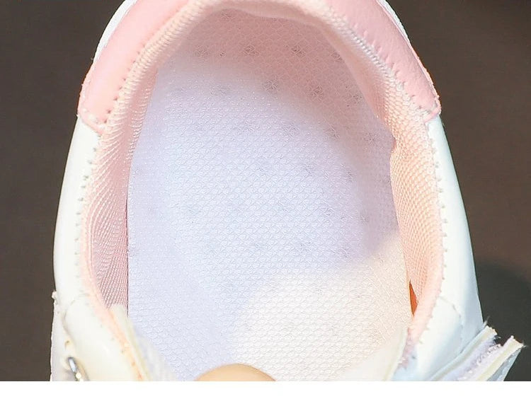 Mädchen Schüler Casual Flache Schuhe 2025 - Kinder Frühling Herbst - Weiße Sport Laufschuhe Sneaker 3-16 Jahre