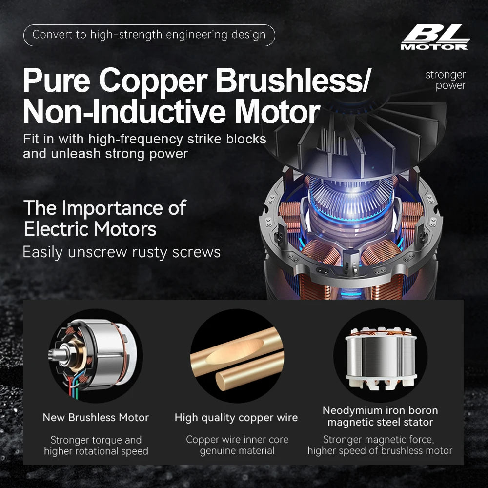 Choice 150N.M Akku Ratsche - 1/2 Zoll Kabellos Makita