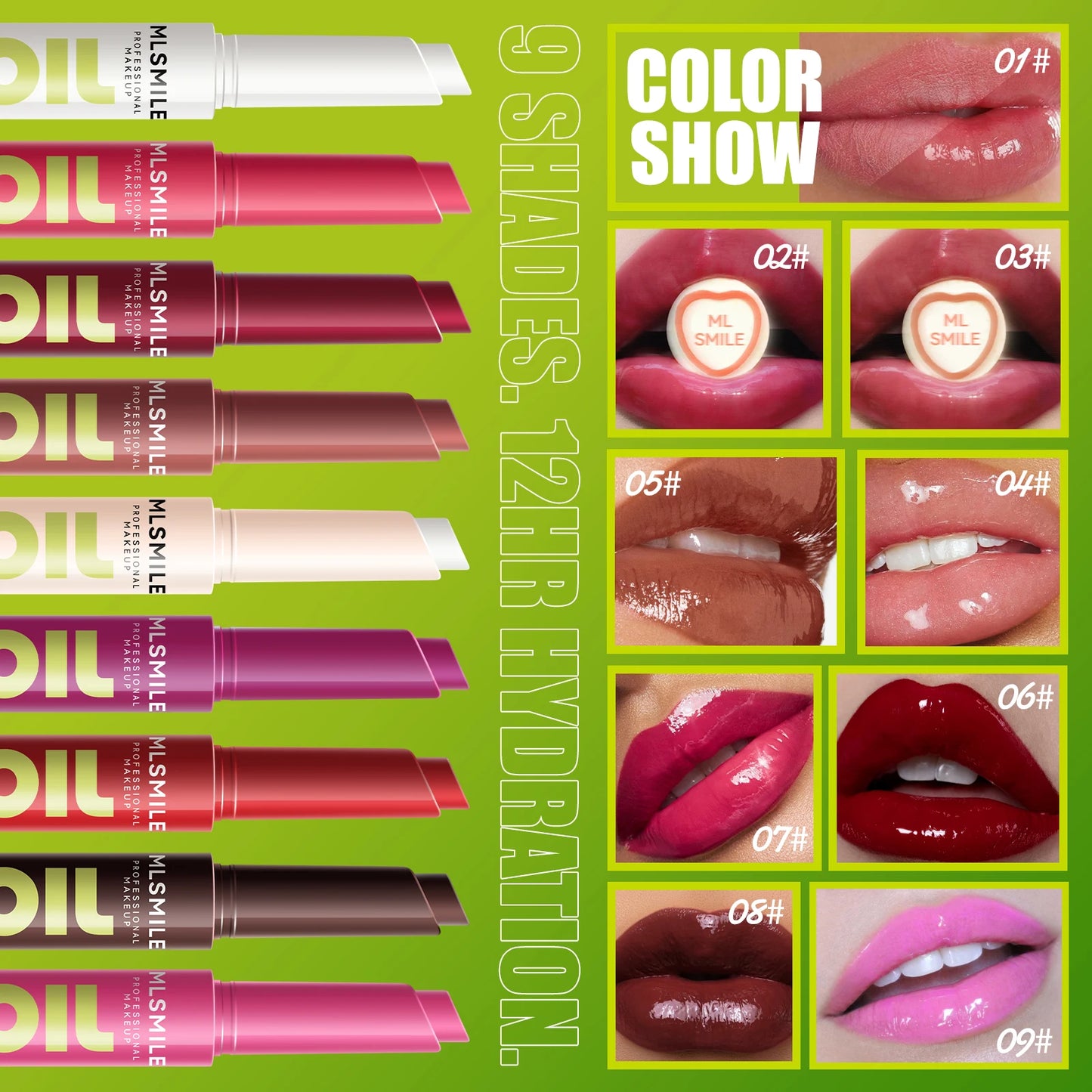 MLSMILE H45 Matte Lippenstift - 9 Farben Langanhaltend