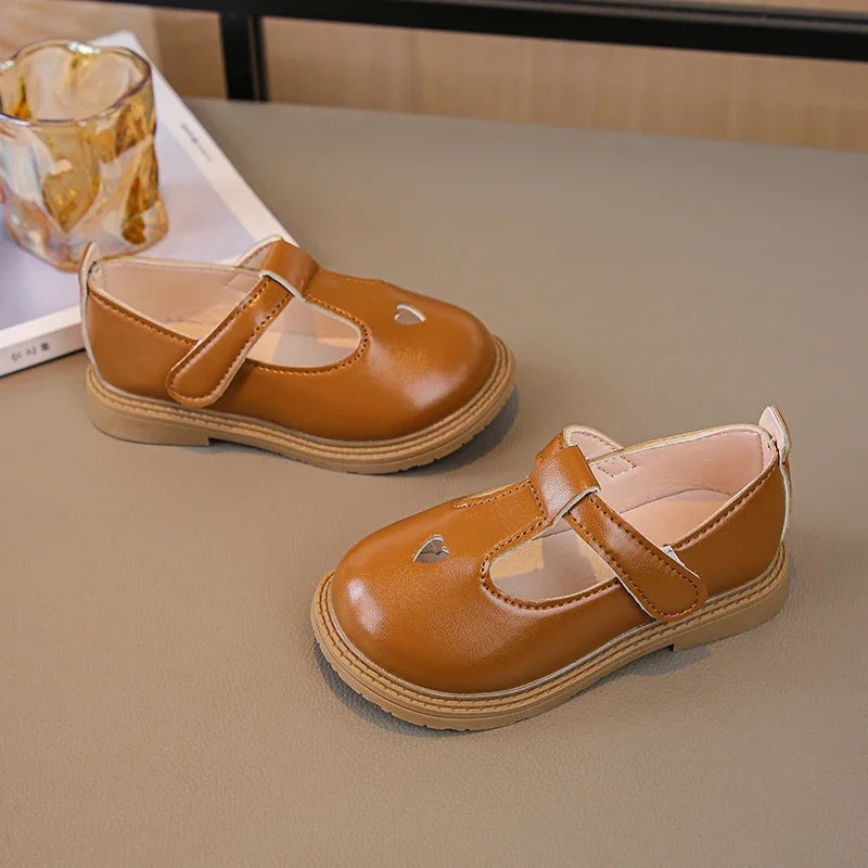 Lina Prinzessin Lederschuhe T-Riemen - Größe 20-27 Weich