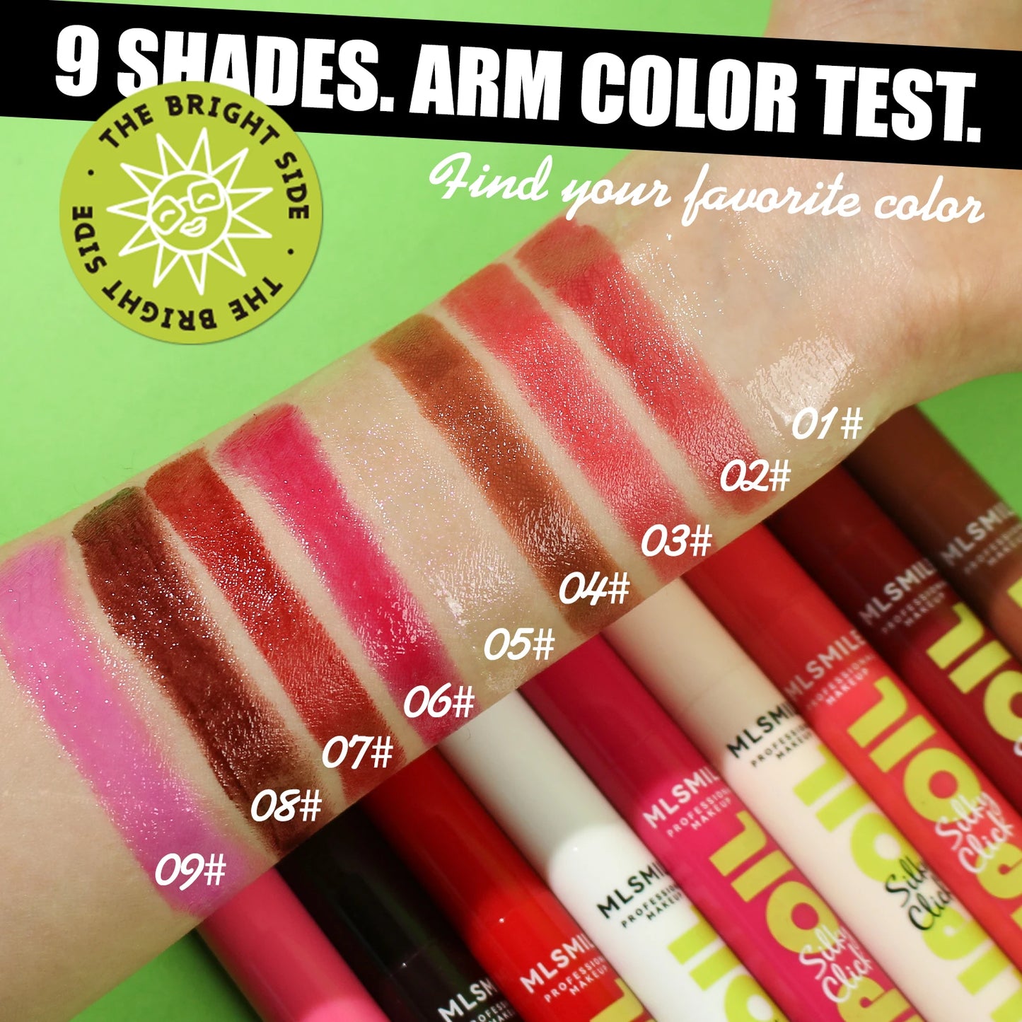 MLSMILE H45 Matte Lippenstift - 9 Farben Langanhaltend