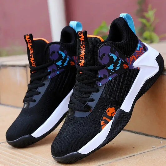 Sneakers Men Casual Shoes Sport Man Autumn NewDurable Shock Absorbing Elastic Shoes Fashion Sport Running Shoes Basketball Shoe - Golden Bridge Store