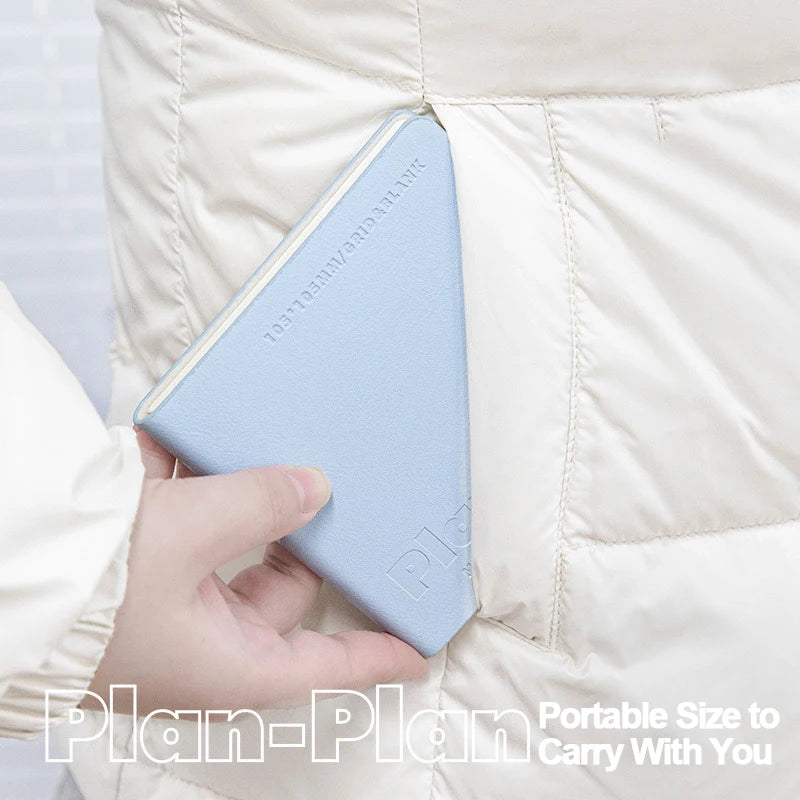 1PC Square Soft Leather Car Cable Notebook