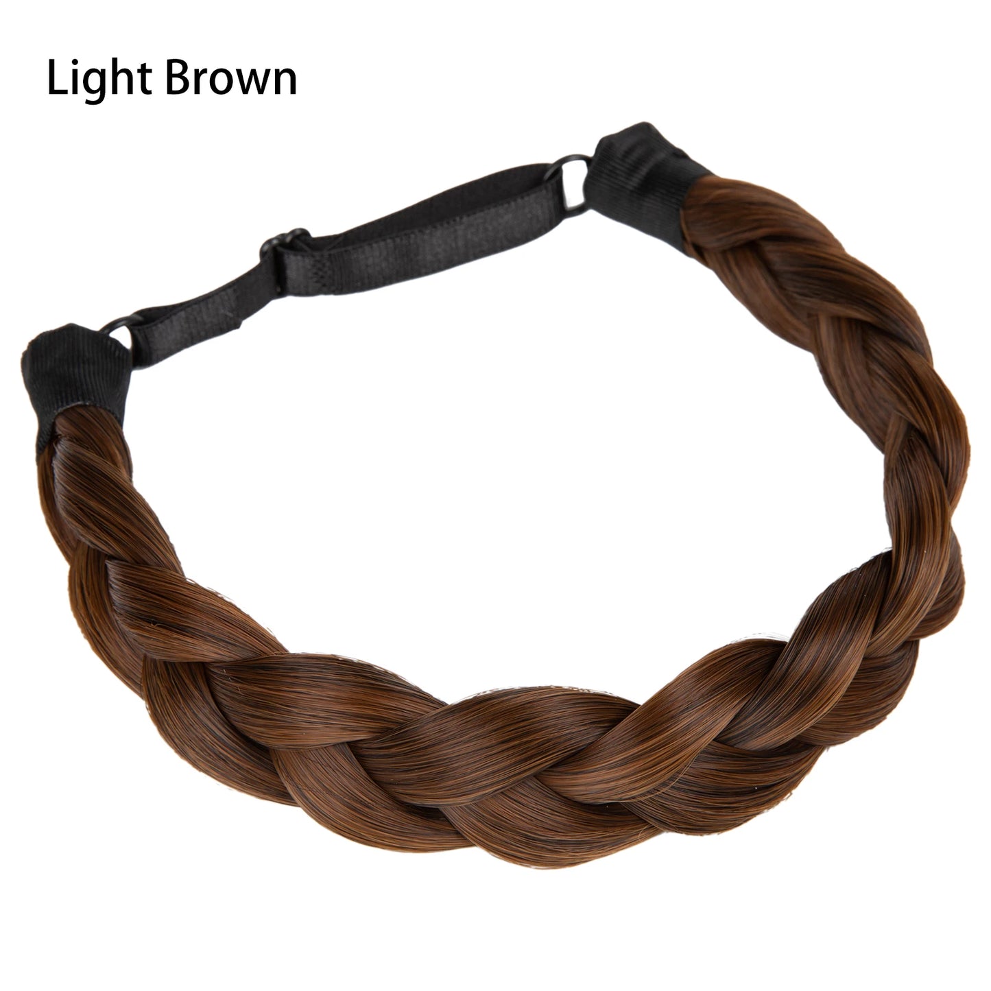 Synthetic Premium Adjustable Handmade Braided Elastic Band Hair Fashion Braiding Hair Headband Headwear For Women
