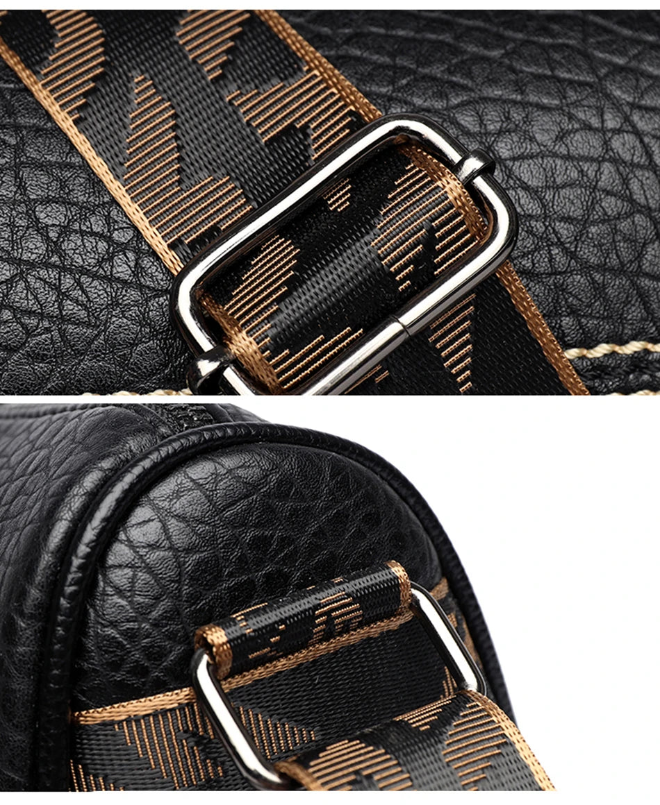 Stylish Mini Crossbody Bag for Women - Square Purse with Wide Shoulder Strap and Durable PU Leather Material