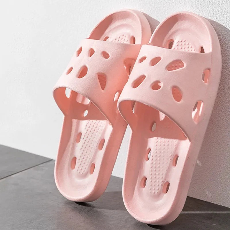 Frauen Dick Plattform Cloud Hausschuhe Sommer Strand Eva Weich Sohle Slide Sandalen Freizeit Männer Damen Innen Badezimmer Anti-Rutsch Schuhe