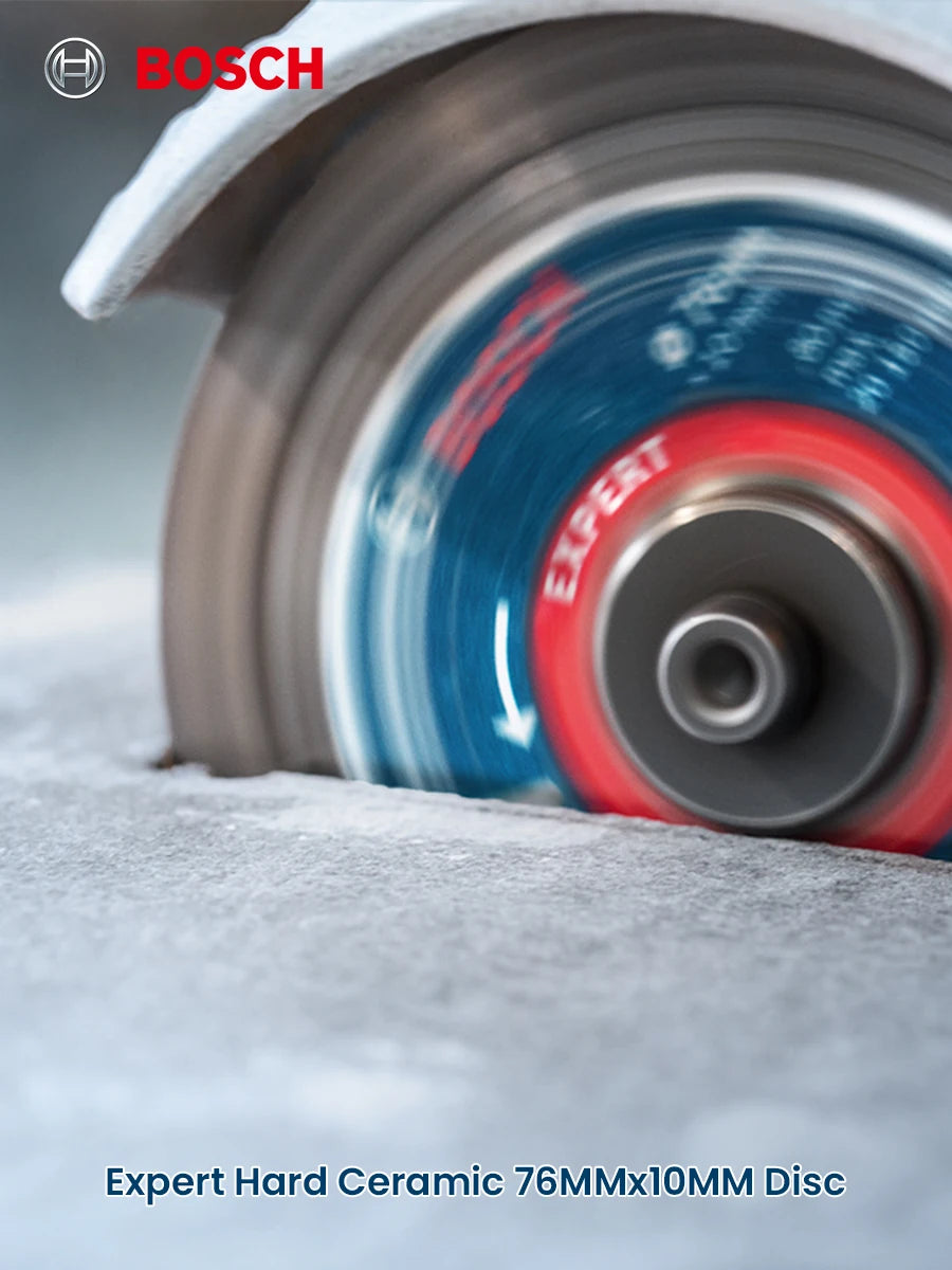 Bosch Expert Hard Ceramic Cutting Disc 76mm Angle Grinder Saw Blade for Hard Tiles Stone Diamond Cutting Disc Accessories 80M/s