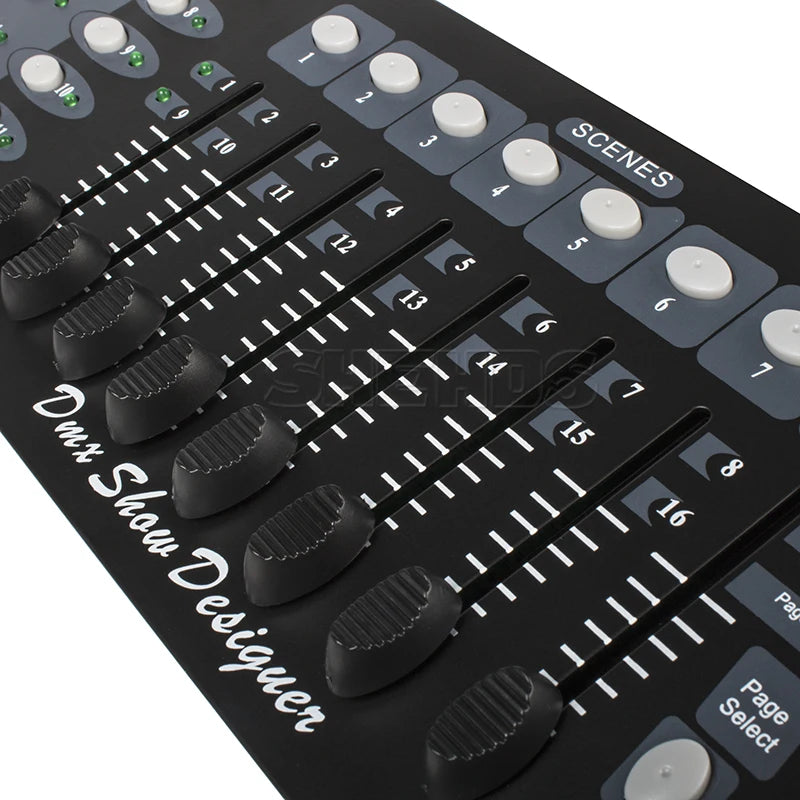 DMX SHEHDS 1024 Controller/192 Console Für Par Lighting Moving Head Light Internationaler Standard DJ Disco Hochzeiten Konzerte