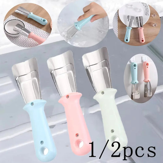 Edelstahl Schaber Enteiser Tragbar - 2 Stück 18 Cm Rostfrei