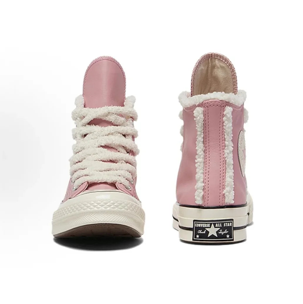 Converse A12450 Verschleißfeste Leinwand High-Top - Größe Unisex Obermaterial Polyester Sohle Gummi