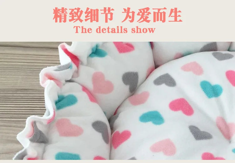 Rundes Katzen Bett 2025 - Plüsch Haus Langes Haustier Bett - Katzen Kissen Hunde Matte Warm Home Waschbar Hunde Sofa Weich Pet Accessories