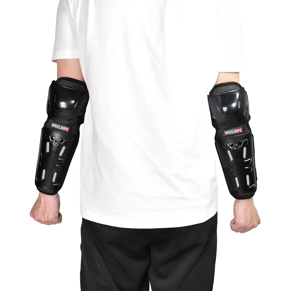 WOSAWE Sports Knee & Elbow Pads Motorcycle Knee Protection Ski Motocross Shin Guards Dirt Bike Off-road Cycling Knee Protector