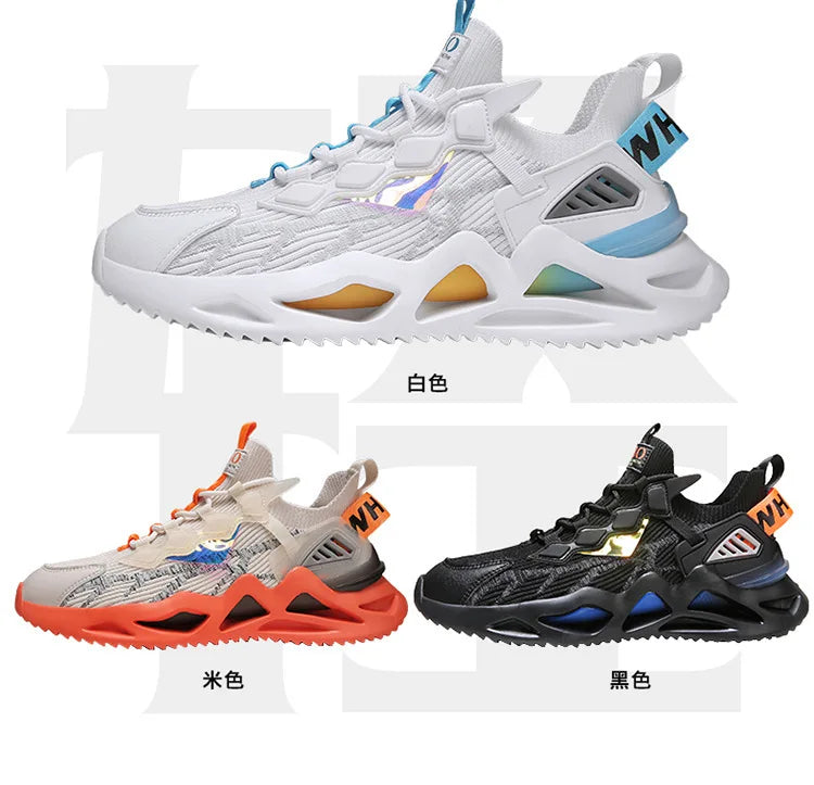 Pantofi sport pentru bărbați, pantofi sport cu creștere în înălțime, respirabili, pantofi sport cu amortizoare pentru alergare, pantofi sport pentru bărbați