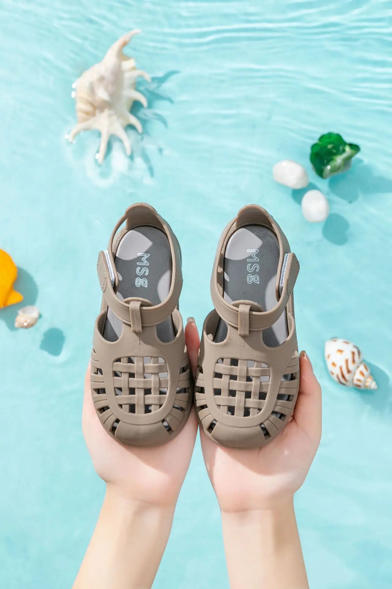Hochwertige Kinder Strand Schuhe Meer Sommer 2025 - Mädchen Sandalen Baby Weich Rutschfest - Prinzessin Jelly Schuhe Jungen Römische Flip-Flops