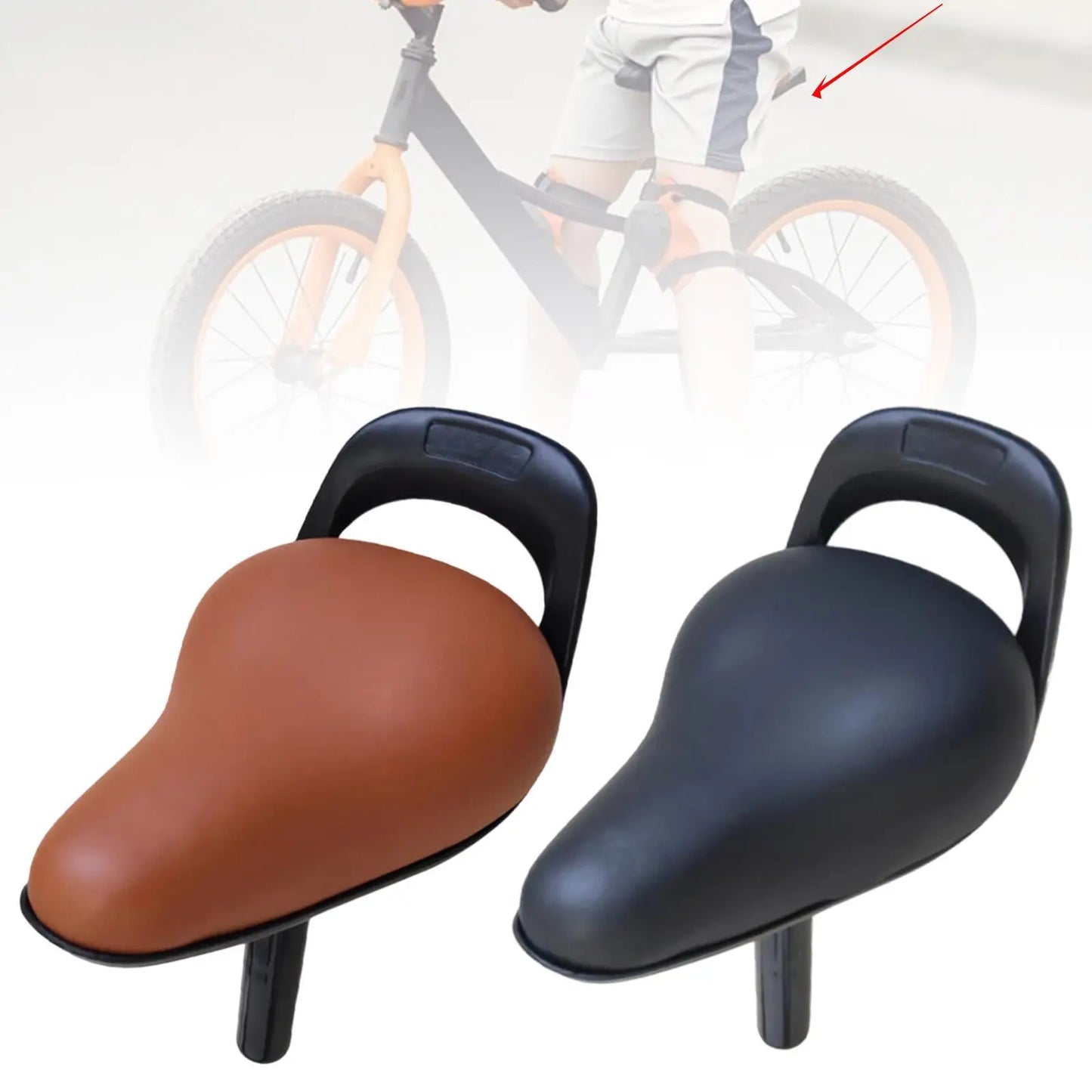 Bike Saddle for Kids Spare Parts Child Bike Seat for Girls Boys Bicycle