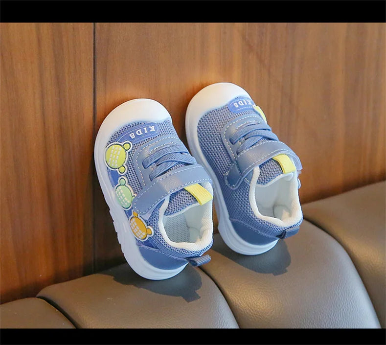 LunaKids Mädchen Sneaker Atmungsaktiv - Mesh Größe 24 30