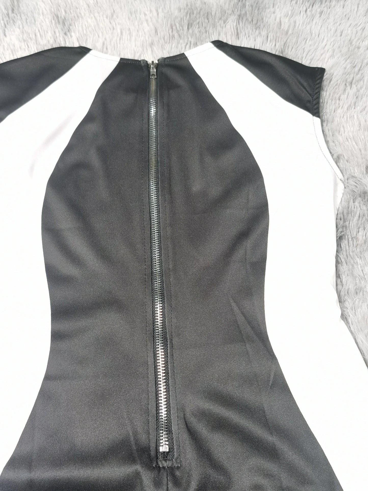 Elegant Women Party Club Dresses 2023 Summer Fashion Colorblock Round Neck  Bodycon Dress Sleeveless Casual Mini Black Dress