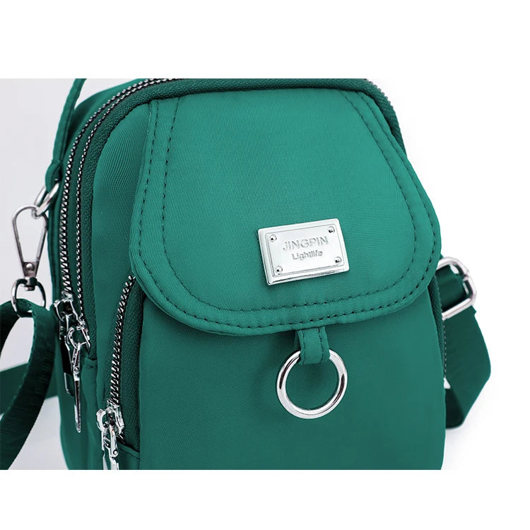 Women's crossbody bag with adjustable shoulder strap, zipper closure, lightweight and fashionable, suitable for daily use, casua