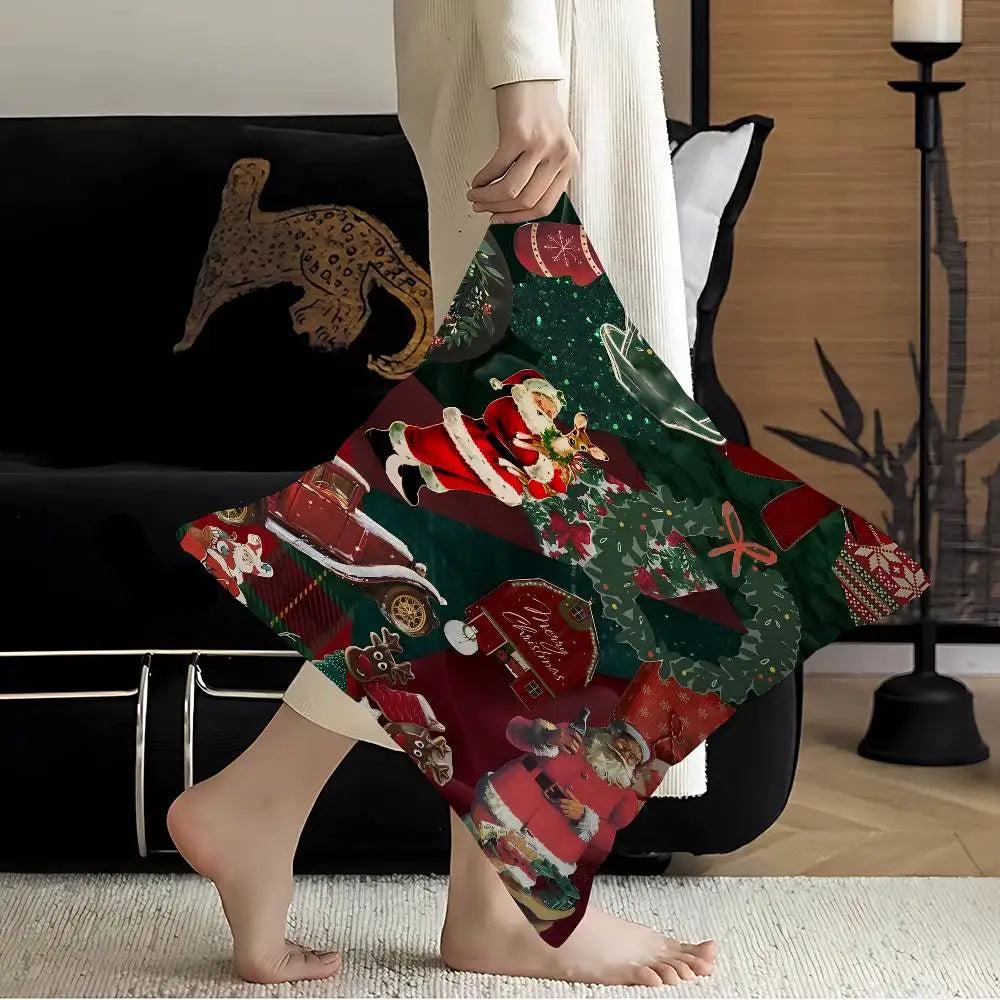 Merry Christmas Pillow Gift Home Office Decoration Bedroom Sofa Car Cushion Cover Case 45x45