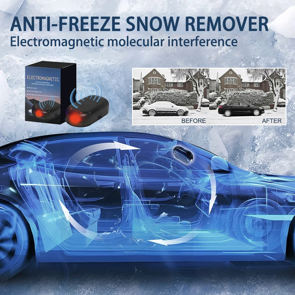 Car Snow Removal Tool Car Window Glass Ice Snow Remover Anti Freeze Anti Fog Device Winter Deicing Device Freeze Prevention