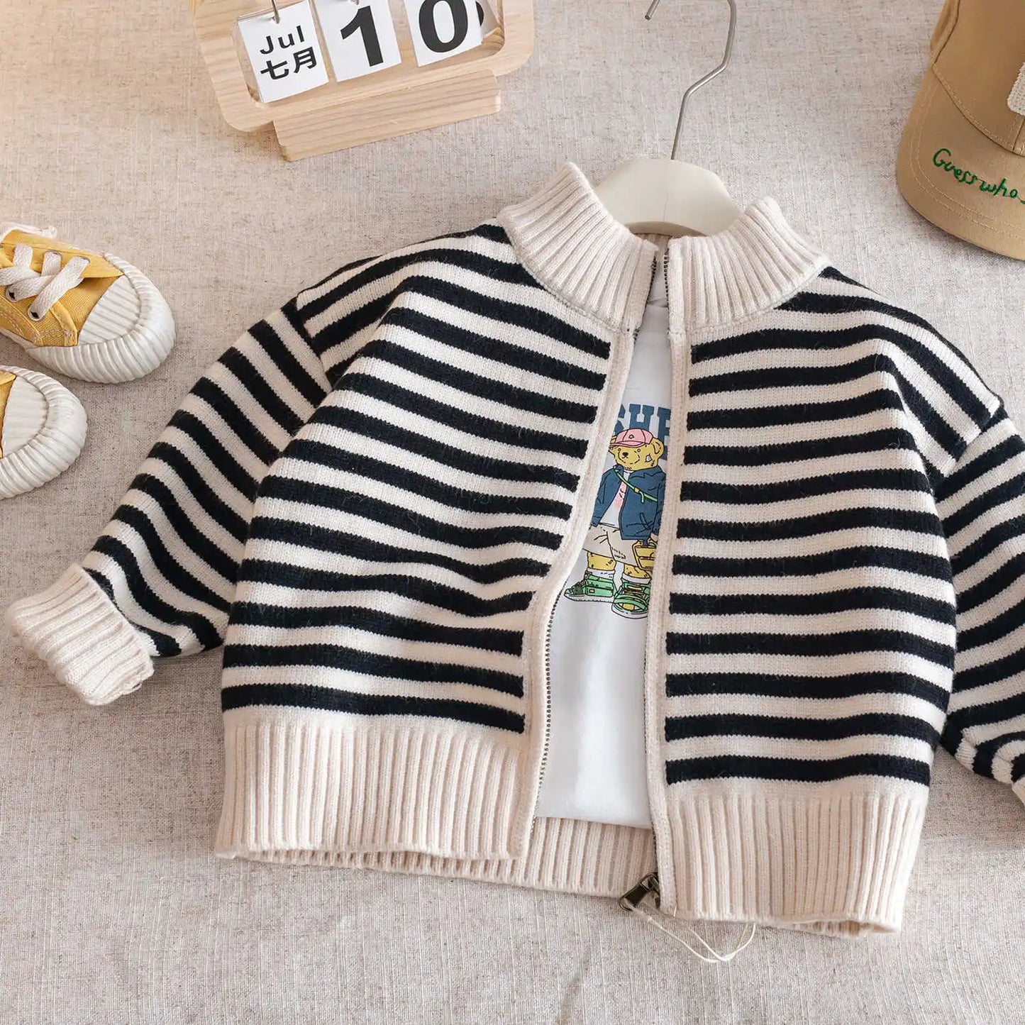 CN Zhejiang 2700 Reißverschluss-Cardigan - Leicht, Polyester, Größe 74-104