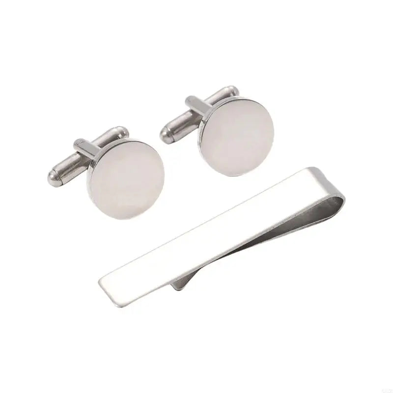 Angelady A52E Manschettenknopf Set Modern - Edelstahl Unisex