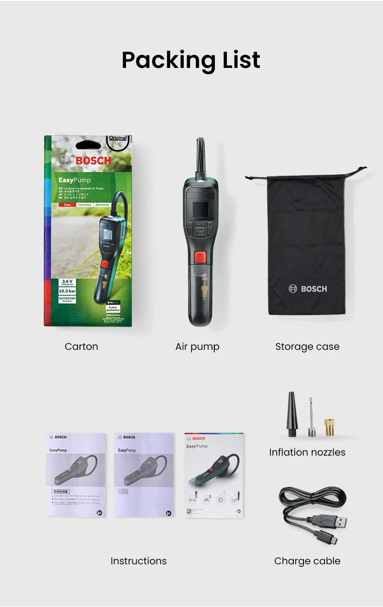 Bosch Wireless Car Air Pump