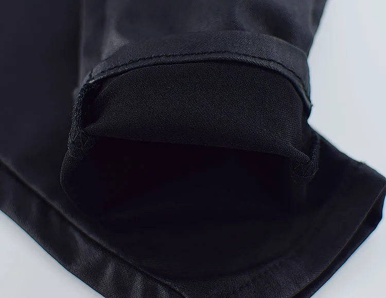 FujianCraft Leggings High Waist - Vollänge Elastisch Denim