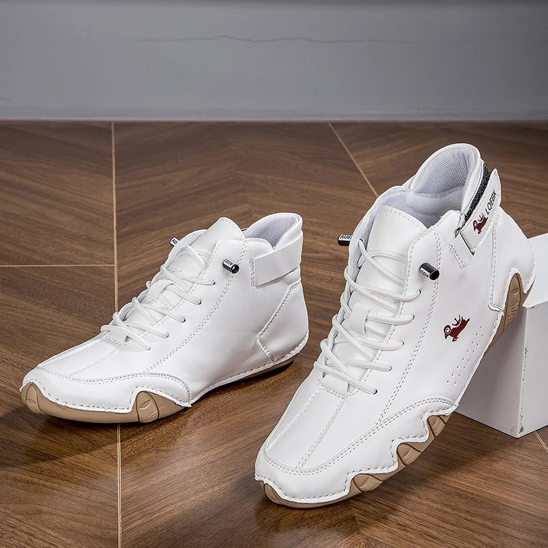 Sneakers for Men Spring New Designer Fashion Loafers Soft Sole Outdoor Sneakers Short Boots Luxury Men's Shoes Tenis Masculino