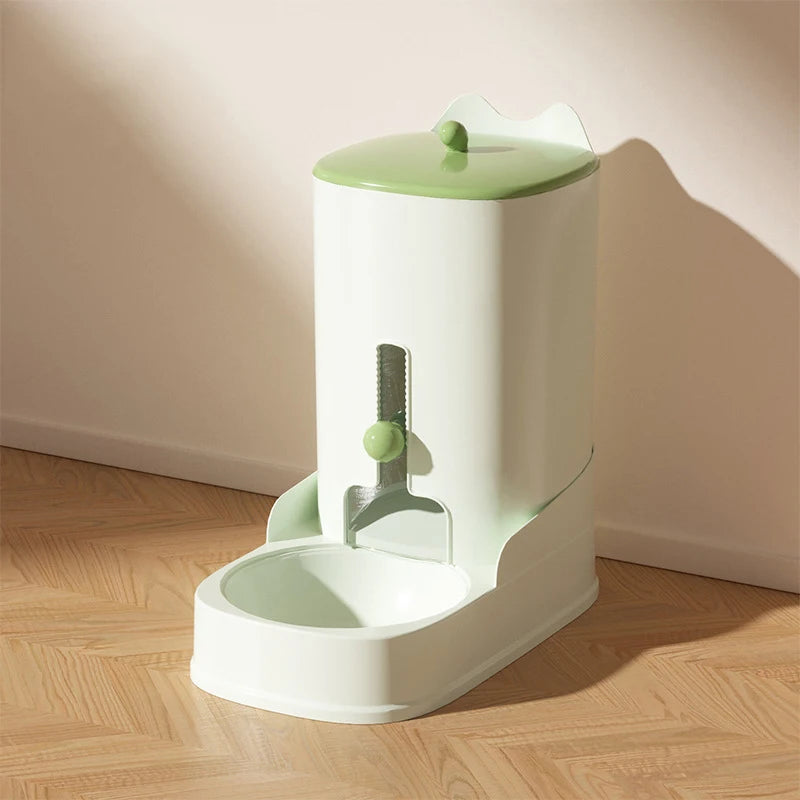 Cat and dog feeder Pet water dispenser Cat food bowl Large capacity feeder water dispenser Pet supplies