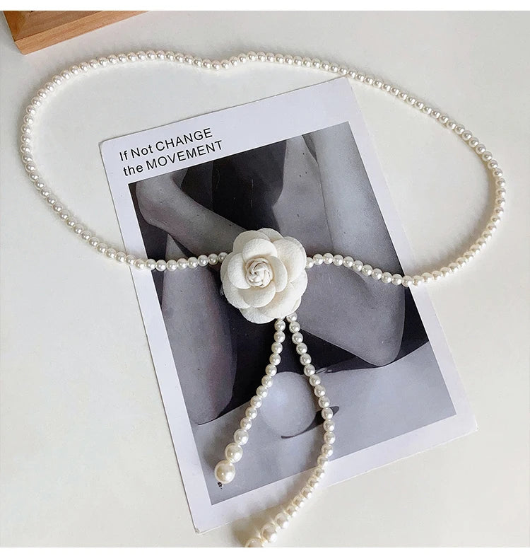 Curea de talie cu mărgele Zhejiang Y282 - PU 1 cm versatilă