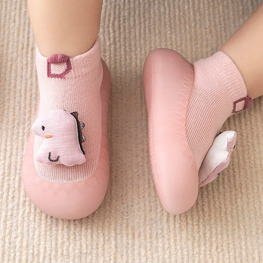 Frühling Herbst Baby Socken Schuhe 2025 - Jungen Mädchen Cartoon 0-3T - Weiche Sohle Slip-On Sneakers Rutschfest