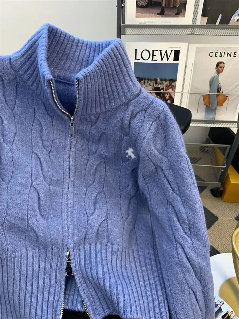 Cardigan coreean elegant SITMCFCN - Mărimea S, Material Poliester