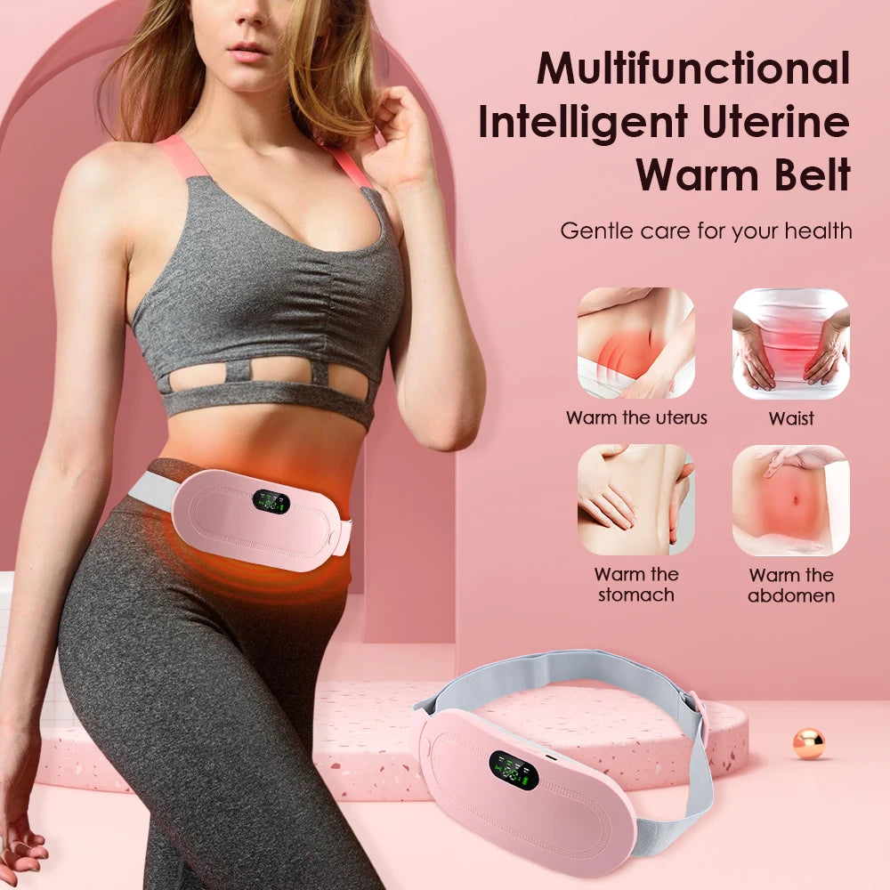 Elektrisch Gebärmutter Wärmegürtel Mit 3-Geschwindigkeit Einstellbar Temperatur Heizpad Für Frauen Taille Schutz Menstruation Pflege Gesundheit