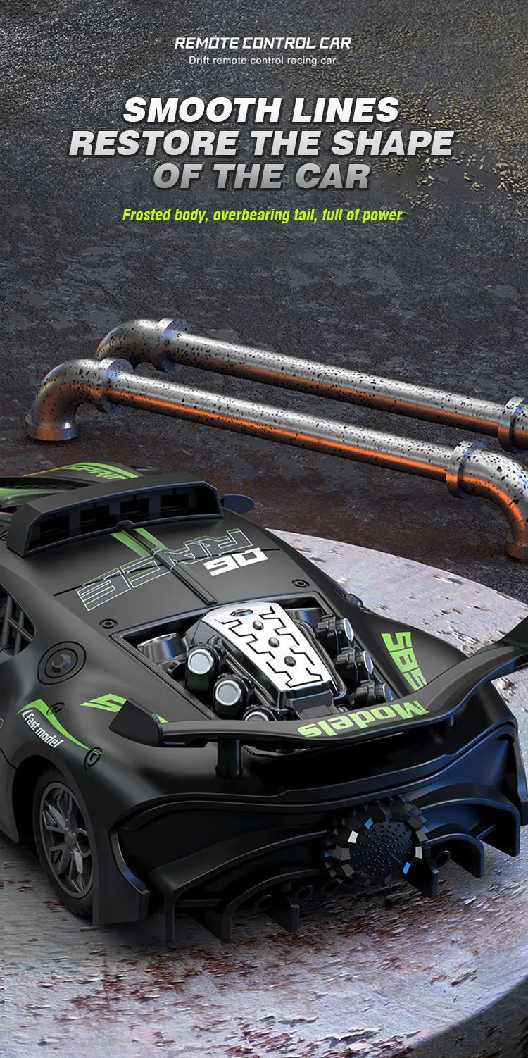 RC Car Toy 2.4G Drift Racing Remote Control Car High Speed Off Road Racing Car Toys for Boys Christmas Indoor Outdoor Gifts