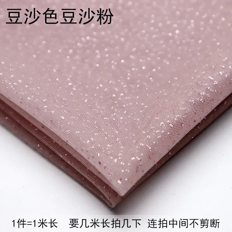 TüllPro Glitzer-Tüll - Chiffon Polyester 160cm Reißfest