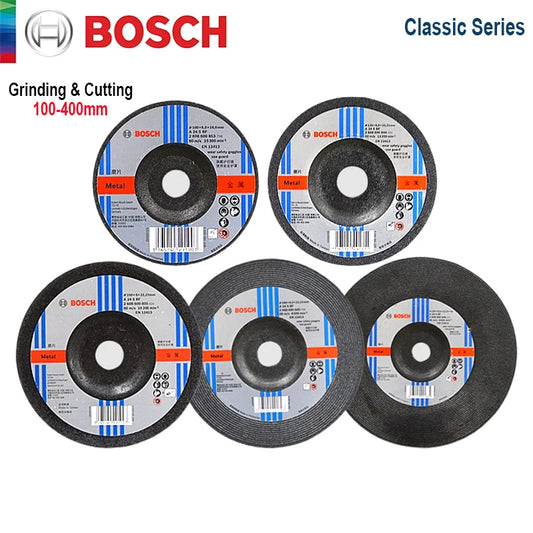 Bosch Metal Grinding Wheel Cutting Disc Classic Series Angle Grinder Accessories 100/125/150/180/230/305/355/400mm Cutting Wheel